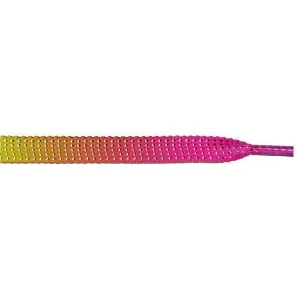 Wholesale Glitter Flat 3/8" - Colorful Gradient (12 Pair Pack) Shoelaces