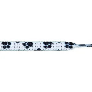 Wholesale Glitter Flat 3/8" - Paw (12 Pair Pack) Shoelaces