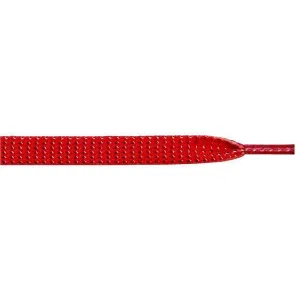 Wholesale Glitter Flat 3/8" - Red (12 Pair Pack) Shoelaces