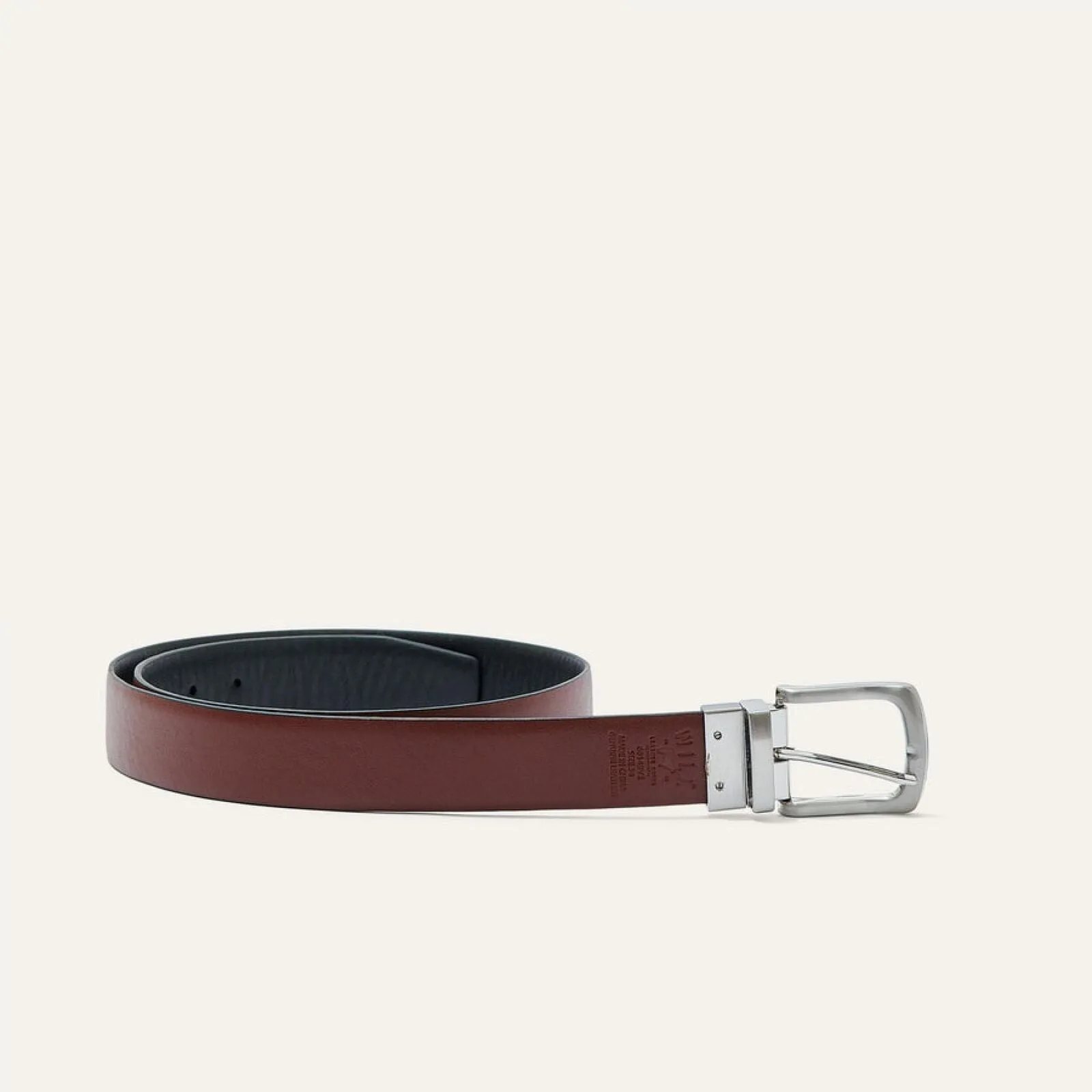 Will Leather Goods Mens Croft Reversible Leather Belt
