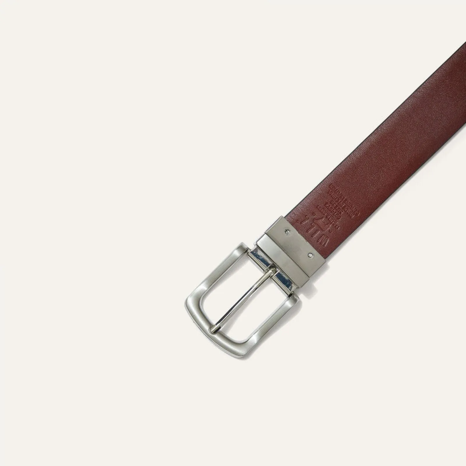 Will Leather Goods Mens Croft Reversible Leather Belt