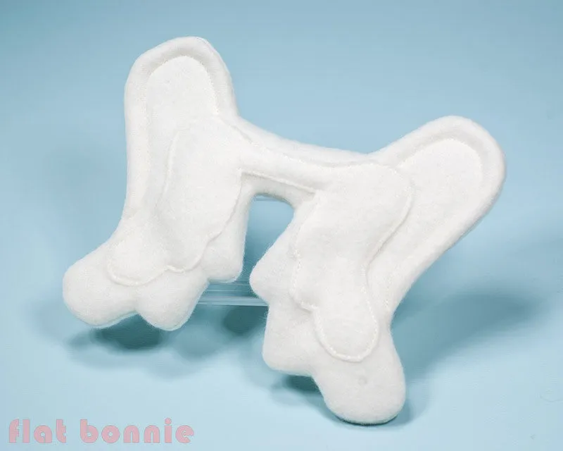 Wings - Angel wings for your Flattie - Stuffed animal accessory