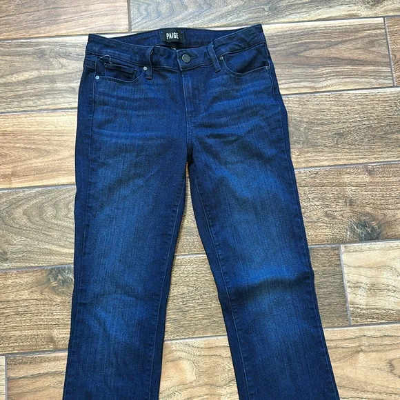 Women’s Paige Manhattan Boot Cut Jean in color Cinema size 28