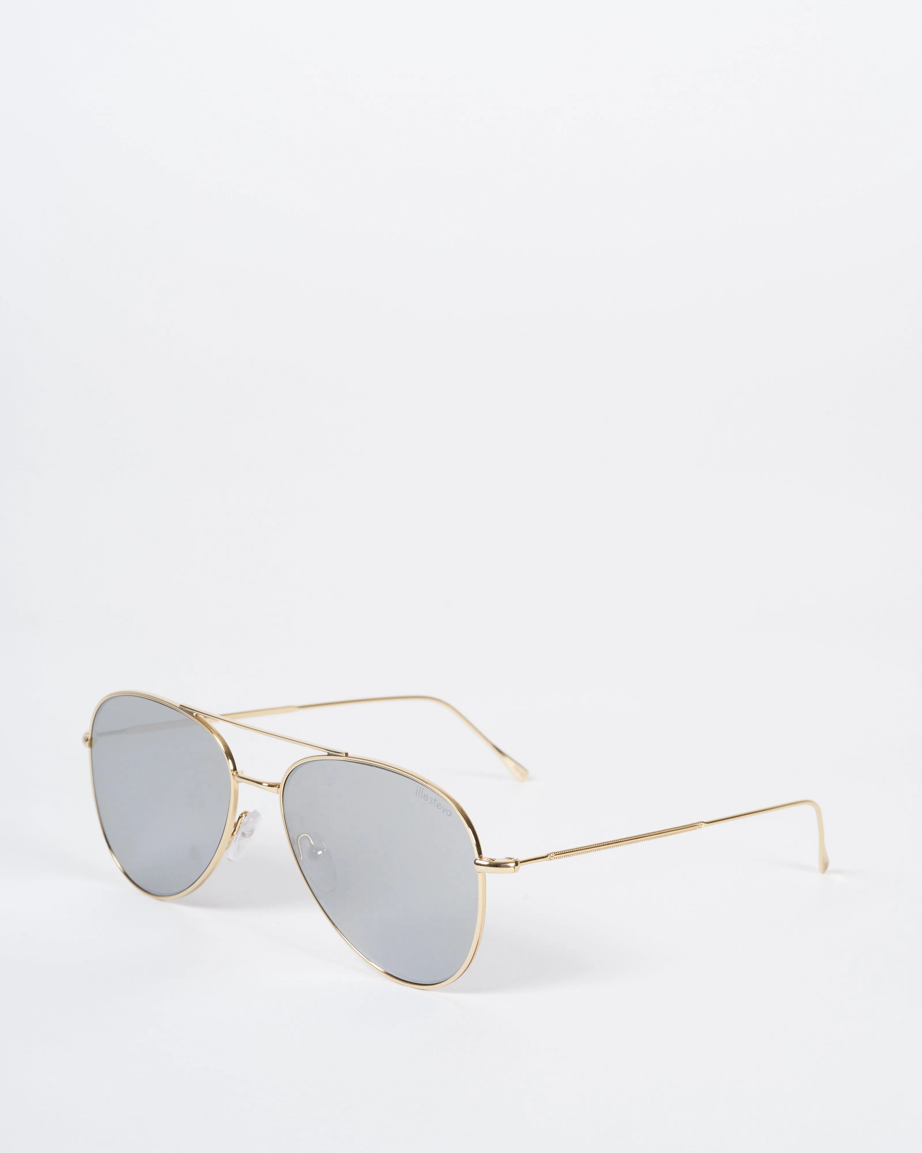 wooster - gold with silver flat mirror