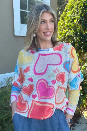 You Color My World Batwing Knit Top