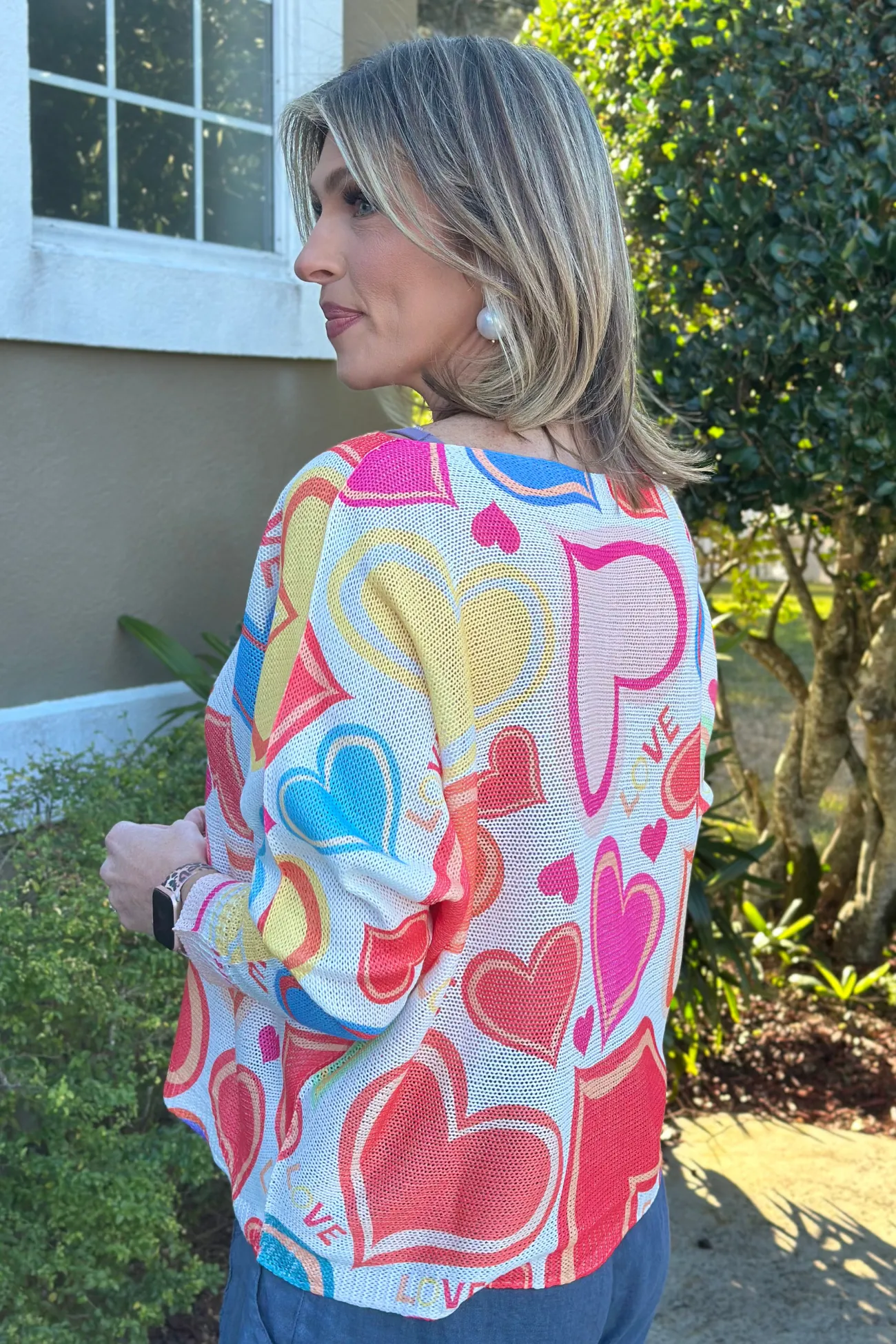 You Color My World Batwing Knit Top