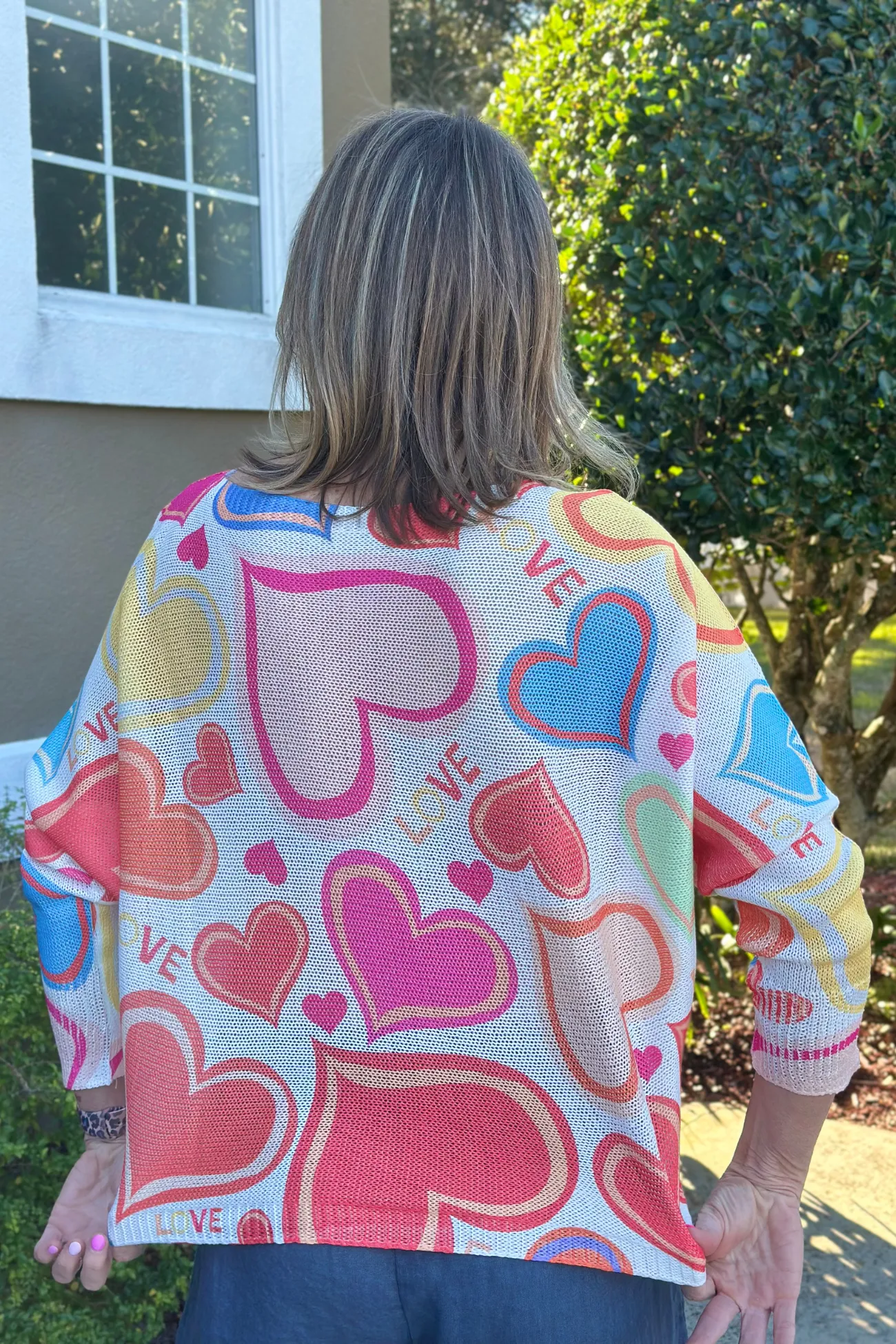 You Color My World Batwing Knit Top