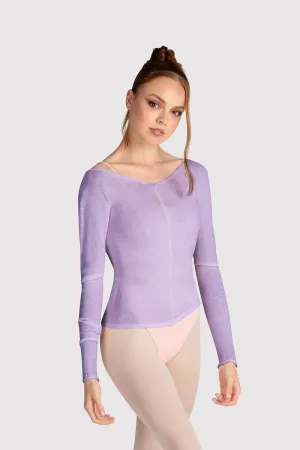 Z0105 - Bloch Kara Long Sleeve V Womens Top